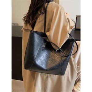 Classic Leather Tote Bag
